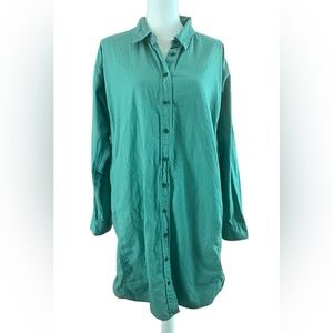 Universal long sleeved mini shirt dress